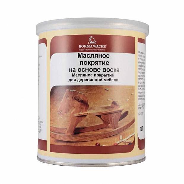 Масло для мебели на основе воска (1 л), шт