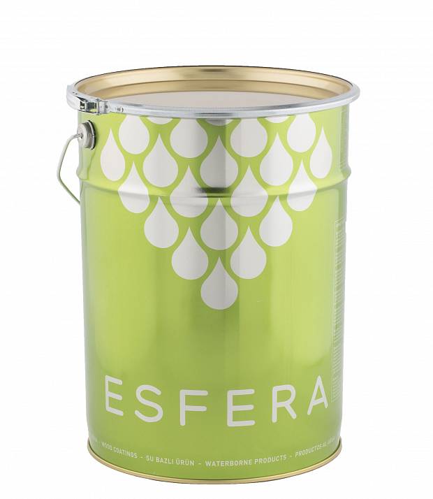 Лак паркетный на водной основе, Огнестойкий 700600, 20% Gloss, ESFERA